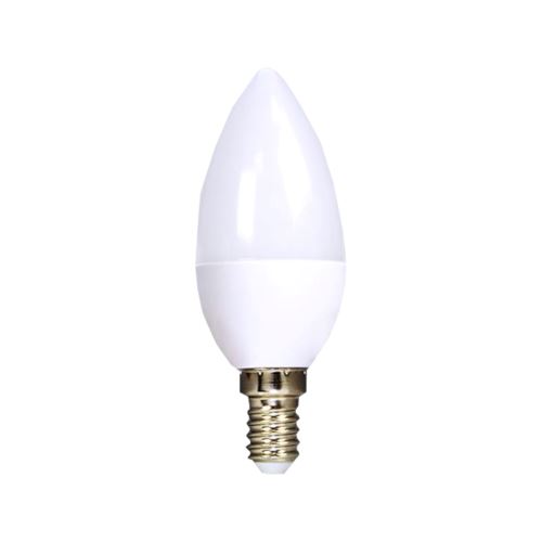 žárovka LED, svíčka, 6W, E14, 3000K, 510lm