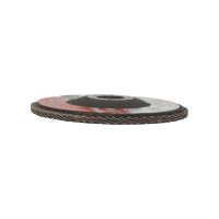 TOPTRADE kotouč brusný, lamelový, zrnitost 100, 125 x 22,2 x 2 mm (6)