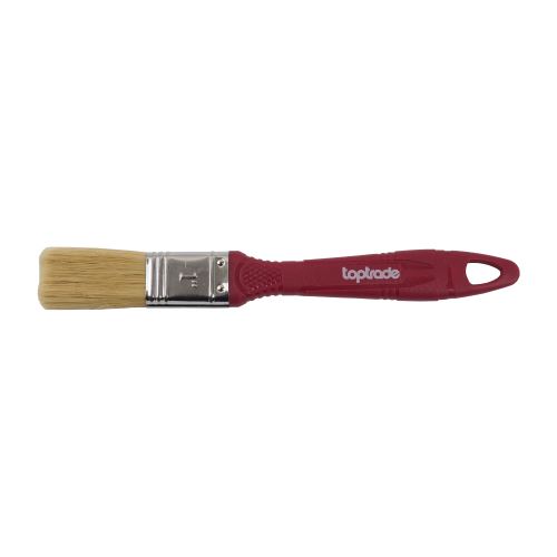 TOPTRADE štětec natěračský, TopBrush, s plastovou rukojetí, šířka 1" / 25 mm, uni