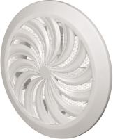 TOPTRADE mřížka větrací, plastová, bílá, kulatá, O 135/100mm