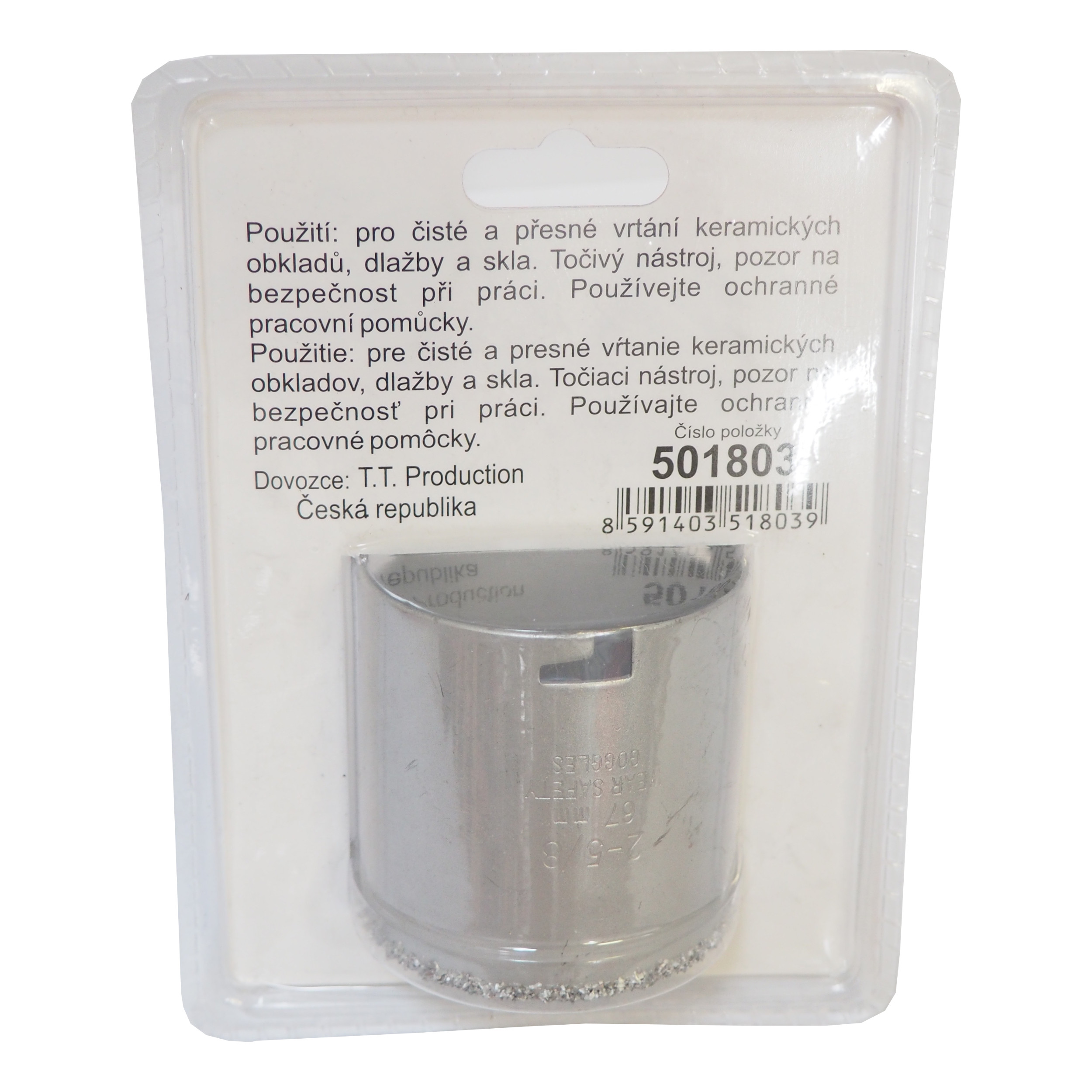 korunka vykružovací, s karbidovými zrny, 33 mm 0.09 Kg TOP Sklad4 501800 8591403518008