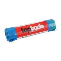 TOPTRADE pytel na odpad, balení 10 ks, 25 µm, zatahovací, 60 l (1)