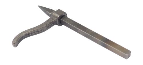 skoba zednická, 145 x 8 mm, kovaná