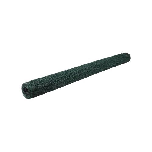 TOPTRADE pletivo králičí, poplastované, zelené, 13 / 0,9 mm, 1000 mm / 5 m