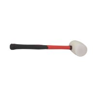 TOPTRADE palice gumová, bílá, se sklolaminátovou násadou, O 50 mm / 340 g, profi (5)