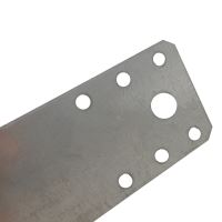 TOPTRADE deska spojovací, bez prolisu, 155 x 55 x 2mm, pozinkovaná (4)
