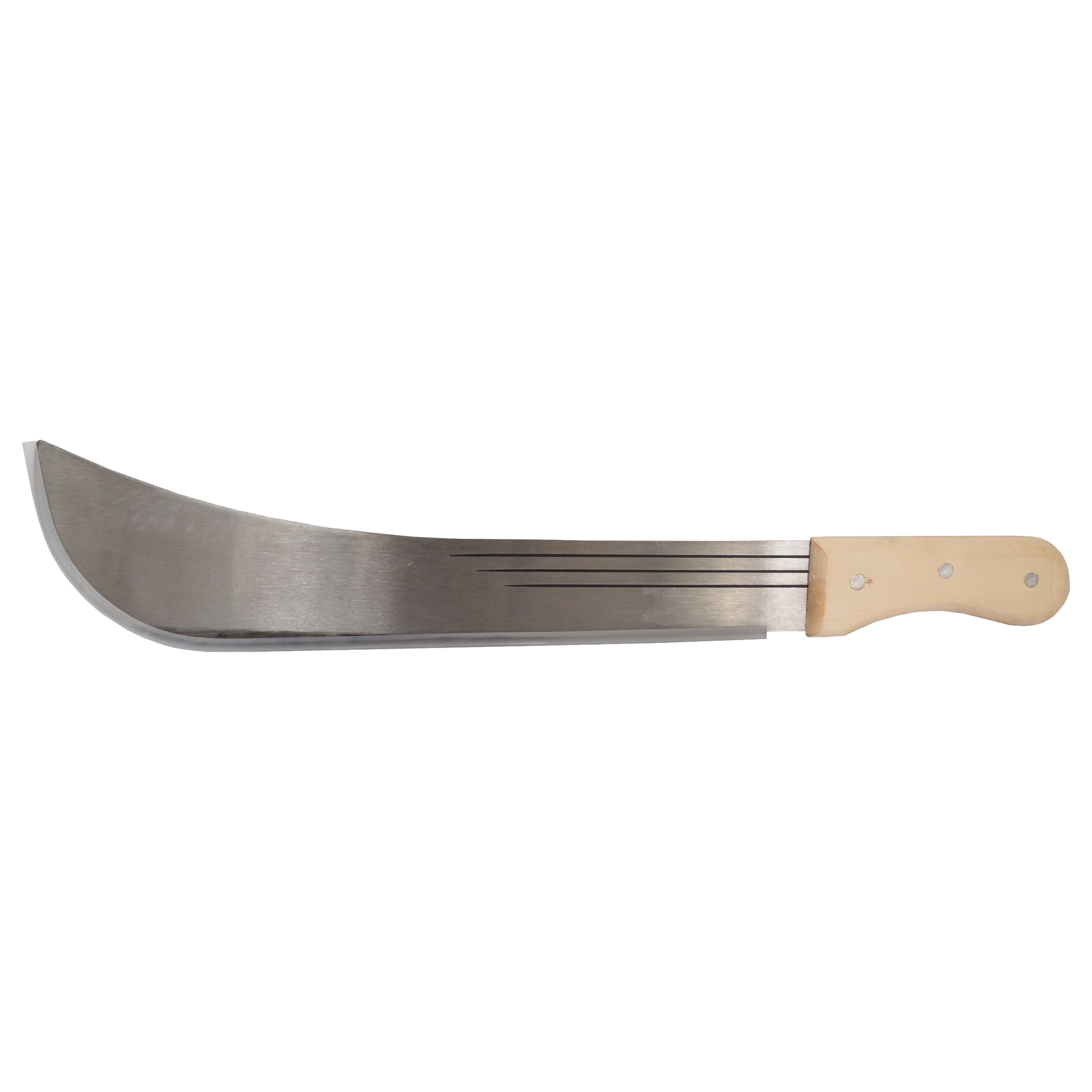 TOPTRADE mačeta ocelová, s dřevěnou rukojetí, 16“ čepel, 500 mm 0.54 Kg TOP Sklad4 309170 368