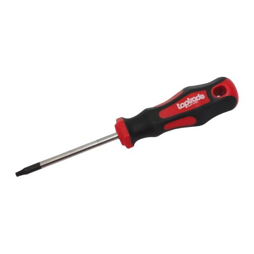 TOPTRADE šroubovák torx, magnetický, S2, T27, 6 x 100 mm