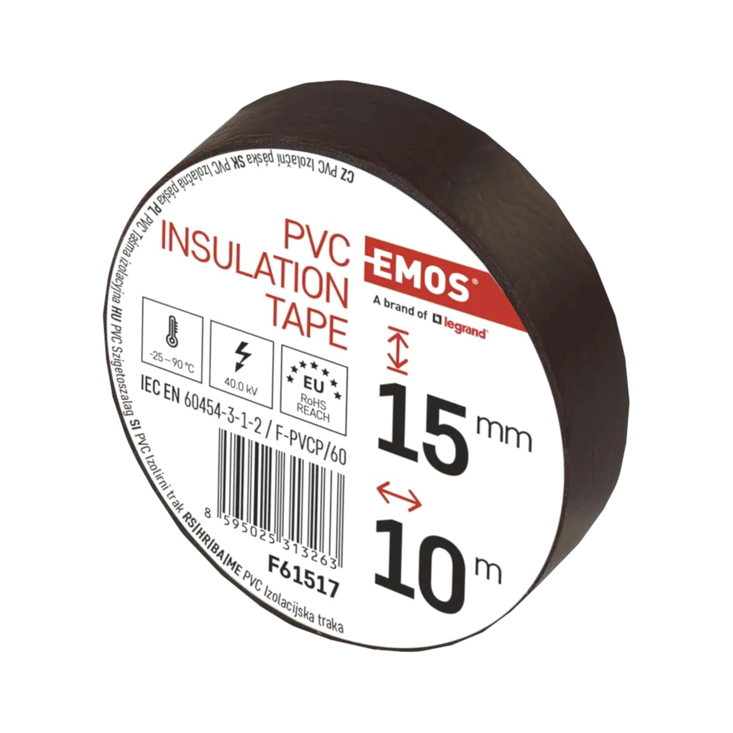 páska elektroizolační, hnědá, 15 mm x 10 m 0.31 Kg TOP Sklad4 701404 8595025342379