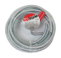 TOPTRADE čistič na odpad, spirála, 0,9 cm x 5 m (1)