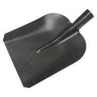TOPTRADE lopata ocelová, standard,  černý lak