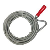 TOPTRADE čistič na odpad, spirála, 0,9 cm x 10 m