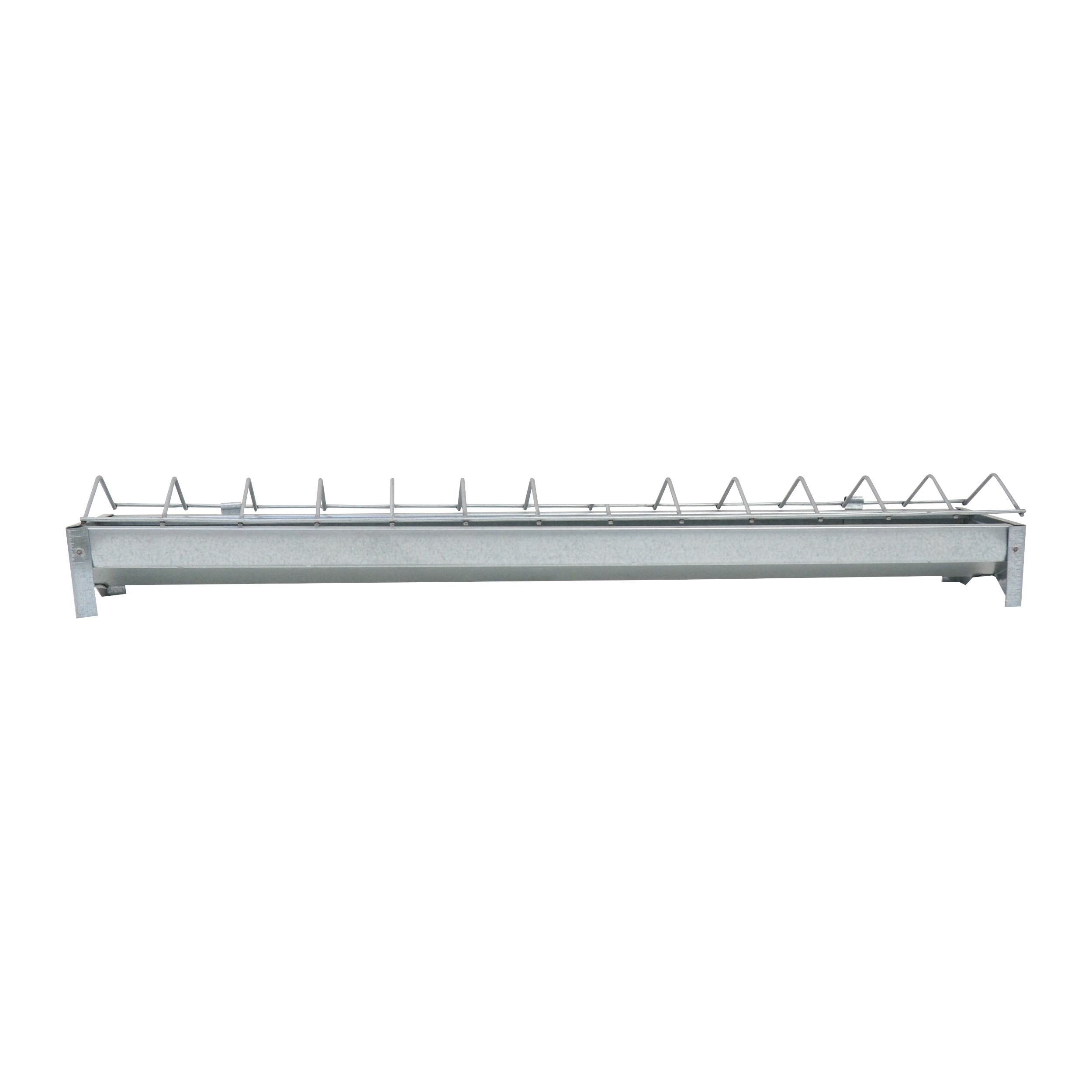 krmítko pozinkované, se sklopnou mřížkou, pro drůbež, 750 x 130 x 150 mm 0.78 Kg TOP Sklad4 308113 8591403381138