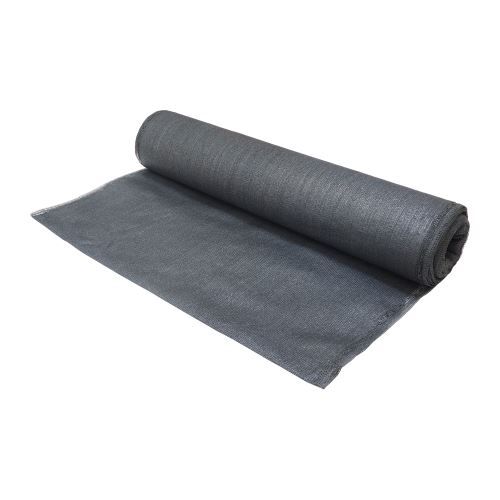TOPTRADE síť stínící, šedá, 1,2 x 25 m, 150 g / m2