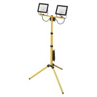 reflektor LED, HOBBY SLIM, 2x 30W + trojnožka