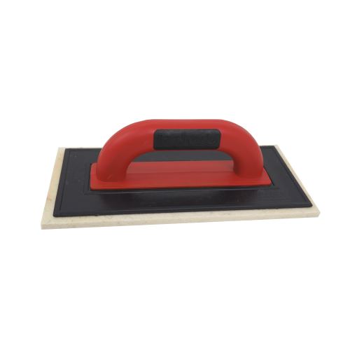TOPTRADE hladítko ABS,  plst bílá, PROFESSIONAL, 250 x 130 x 8 mm