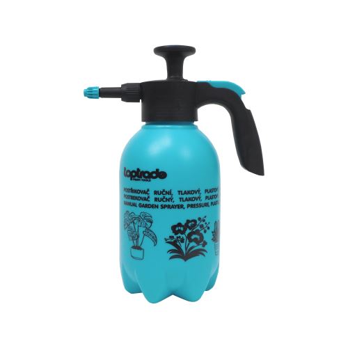 TOPTRADE postřikovač plastový, ruční, tlakový, profi, 2,0 l