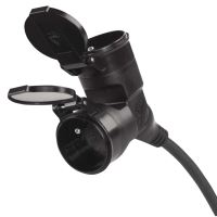 kabel prodlužovací, gumový, 2 zásuvky, 20 m, 250 V~/16 A, IP 44 (4)