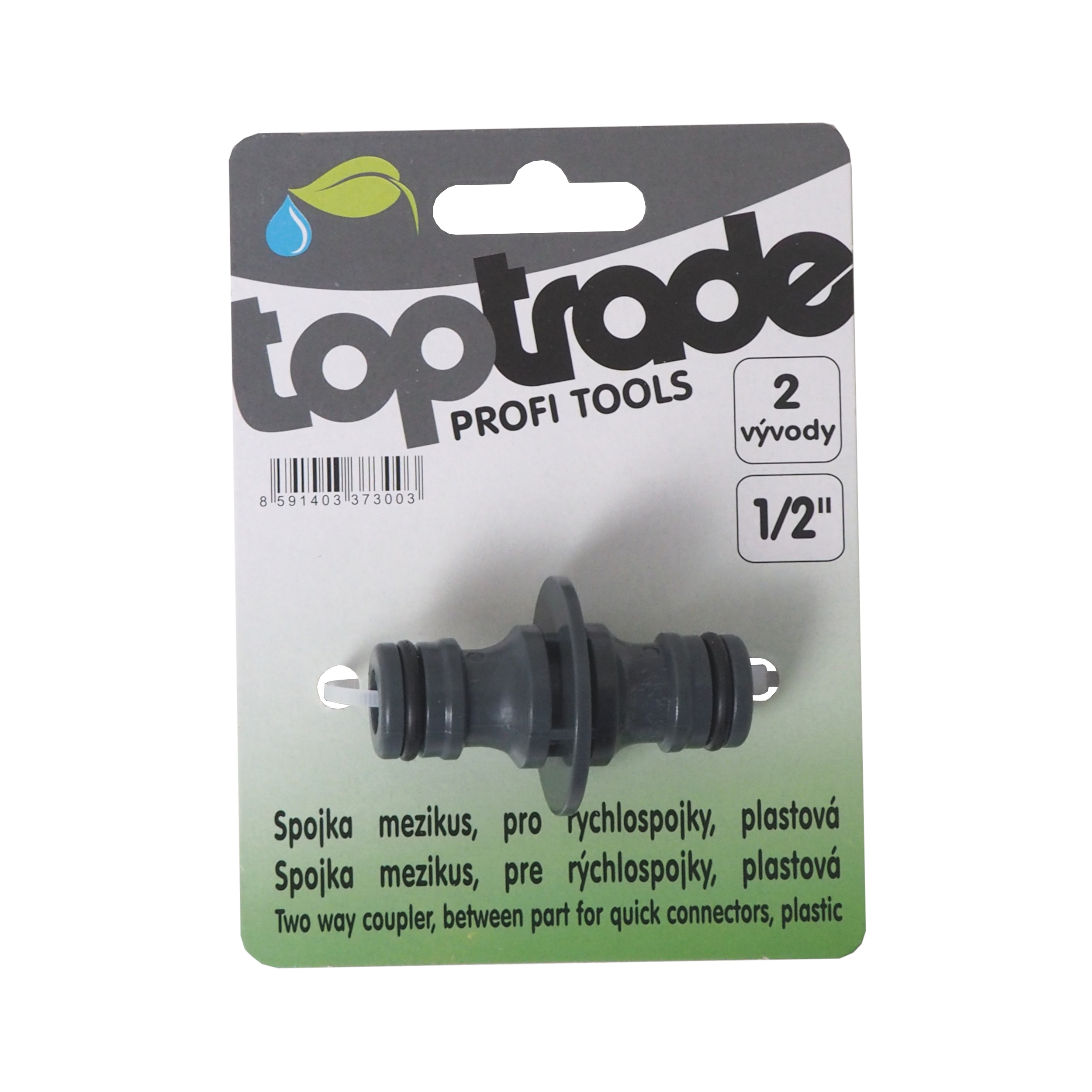 spojka, mezikus, 2 vývody, 1/2" 0.03 Kg TOP Sklad4 307300 8591403373003