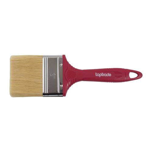 TOPTRADE štětec natěračský, TopBrush, s plastovou rukojetí, šířka 3"/70mm, uni