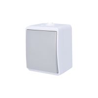 vypínač do vlhka IP54, č. 1 jednopólový, šedý