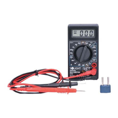 multimetr, max. AC 500V, max. DC 500V / 10A, test diody, bzučák (1)