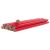TOPTRADE tužka tesařská, červená, v dóze, sada 50 ks, 180 mm