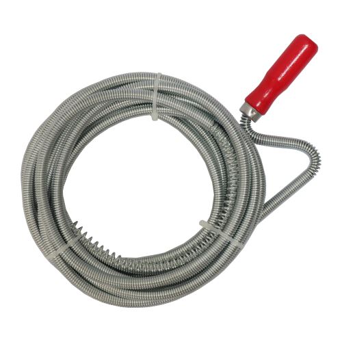 TOPTRADE čistič na odpad, spirála, 0,9 cm x 5 m