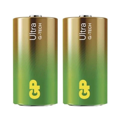 baterie GP Ultra Alkaline, LR14,  malé mono C, blistr 2 ks, 1,5 V (1)