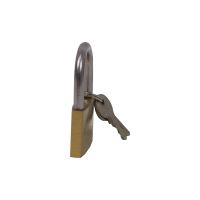 TOPTRADE zámek visací, mosazný, 32 mm (6)