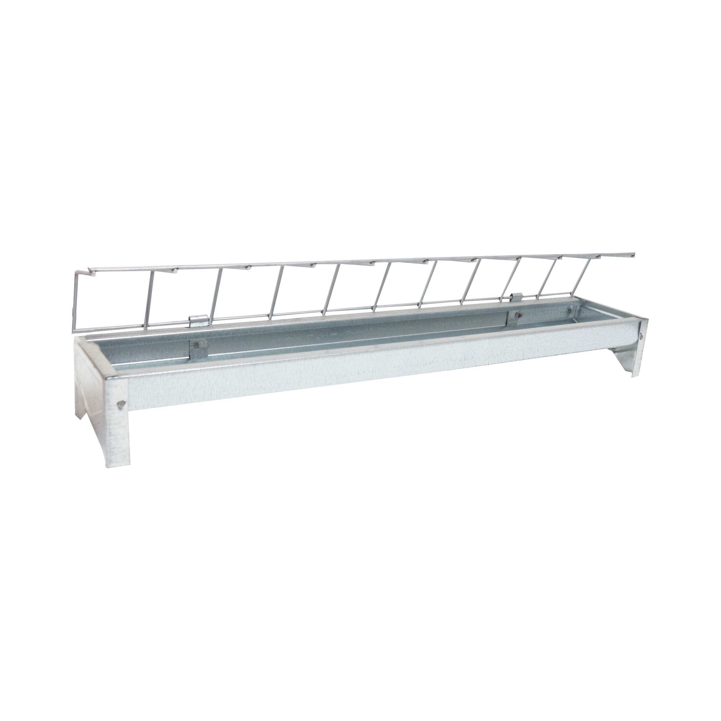 krmítko pozinkované, se sklopnou mřížkou, pro drůbež, 750 x 130 x 150 mm 0.78 Kg TOP Sklad4 308113 8591403381138