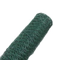 TOPTRADE pletivo králičí, poplastované, zelené, 13 / 0,9 mm, 500 mm / 5 m (4)