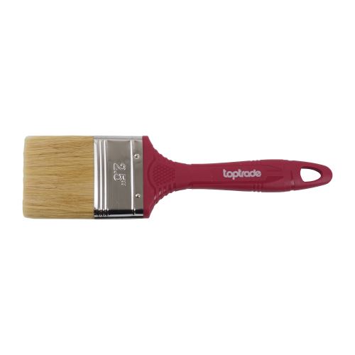 TOPTRADE štětec natěračský, TopBrush, s plastovou rukojetí, šířka 2 1/2" / 60 mm, uni