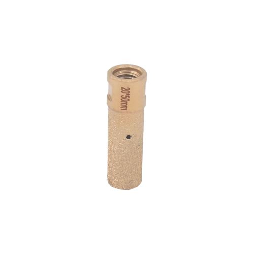 TOPTRADE korunka brusná, diamantová, M14, O 20 mm, délka 5 cm