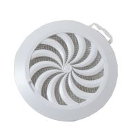 TOPTRADE mřížka větrací, plastová, bílá, kulatá, O 135/100mm (6)