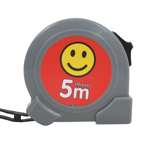 TOPTRADE metr svinovací, „SMAJLÍK“, jednobrzdový, 19 mm x 5 m (8)