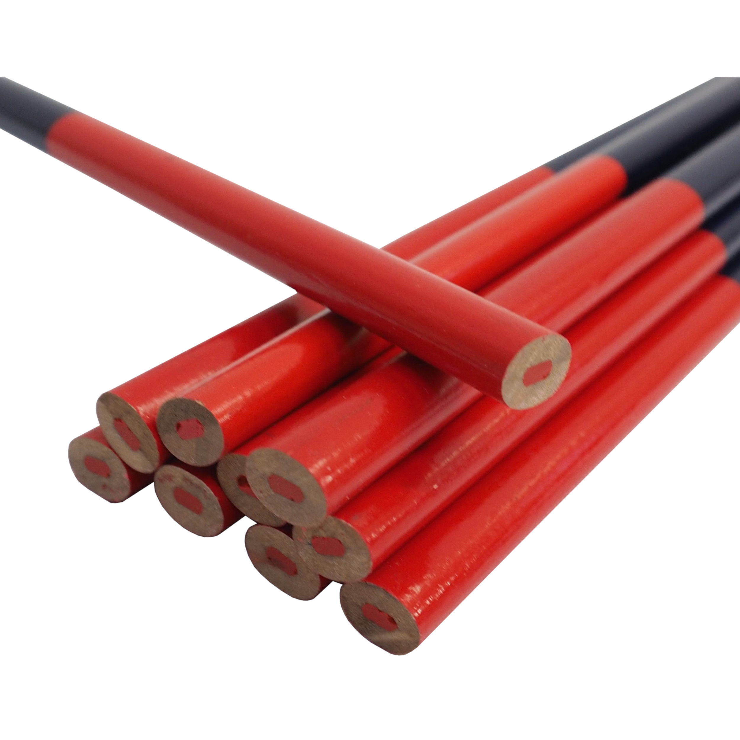 TOPTRADE tužka tesařská, ovál, červenomodrá, sada 12 ks, 180 mm 0.09 Kg TOP Sklad4 600202 529