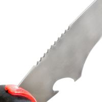 TOPTRADE špachtle nerezová, nůž tvarovaný, s dvoukomponentní rukojetí, profi (3)
