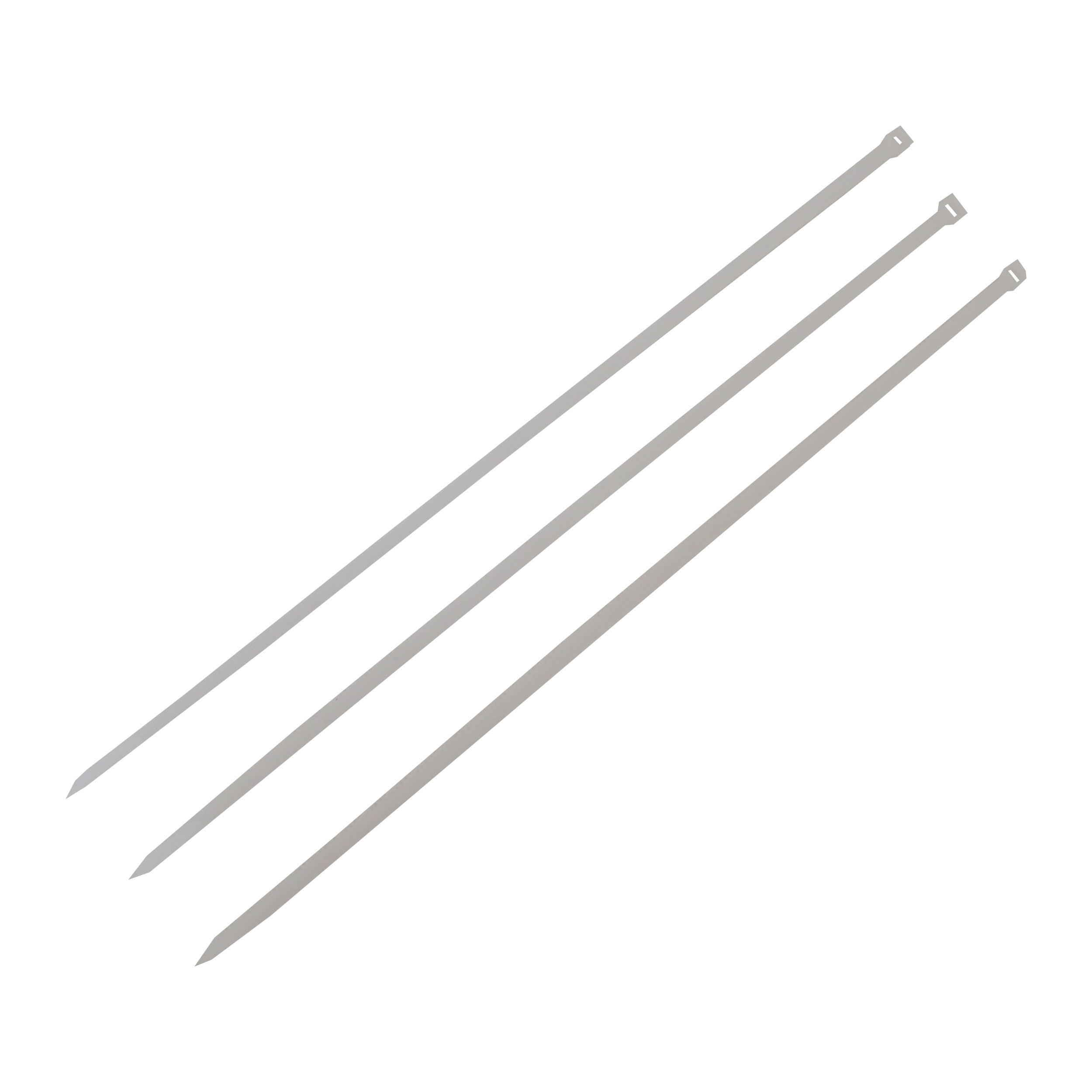 pásek plastový, bílý, stahovací, se zámkem, 50 ks, 400 x 7,6 mm 0.23 Kg TOP Sklad4 307016 8591403370163