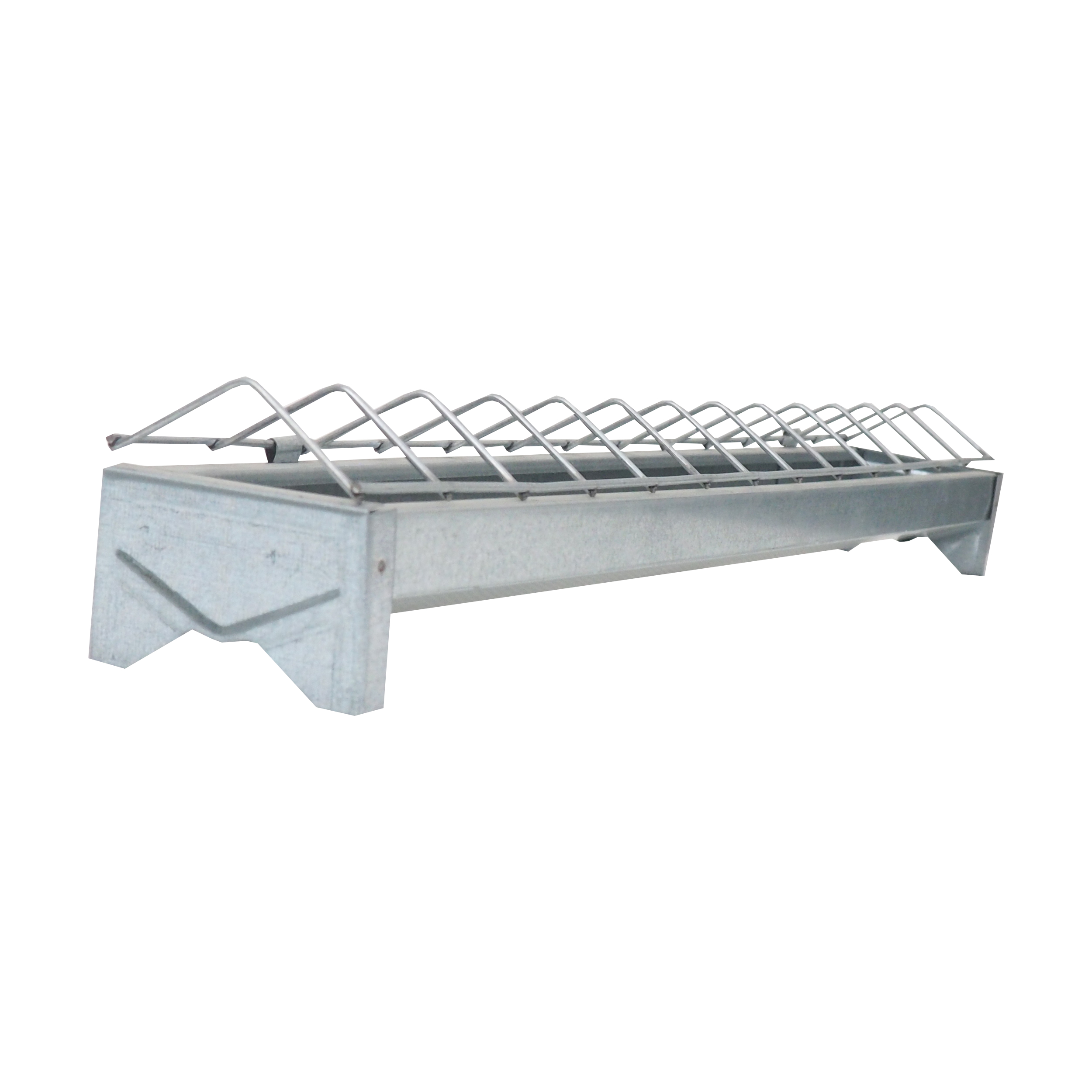 krmítko pozinkované, se sklopnou mřížkou, pro drůbež, 750 x 130 x 150 mm 0.78 Kg TOP Sklad4 308113 8591403381138