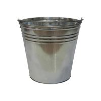 TOPTRADE vědro pozinkované, 15 l  - BAZAR - rez