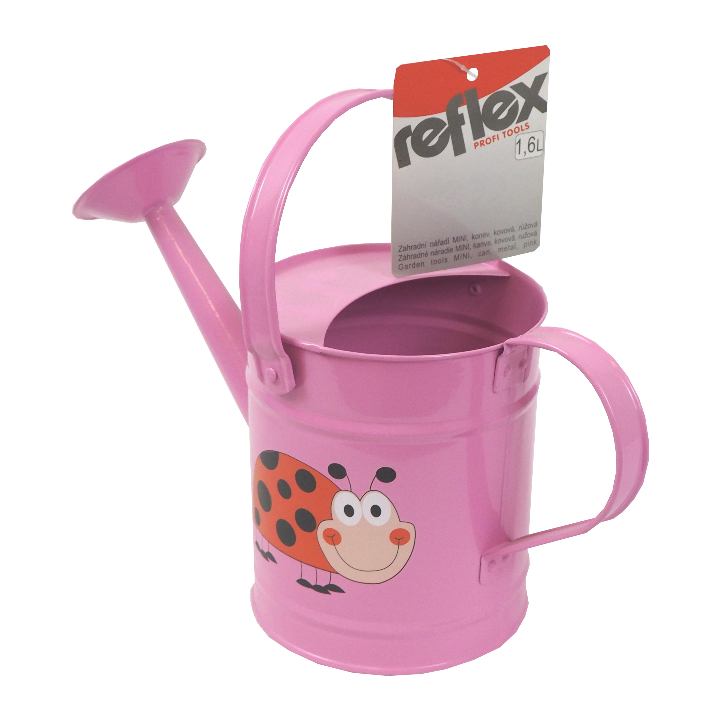 nářadí zahradní, dětské - konev, kovová, růžová, 1,6 l 0.27 Kg TOP Sklad4 307189 8591403371894
