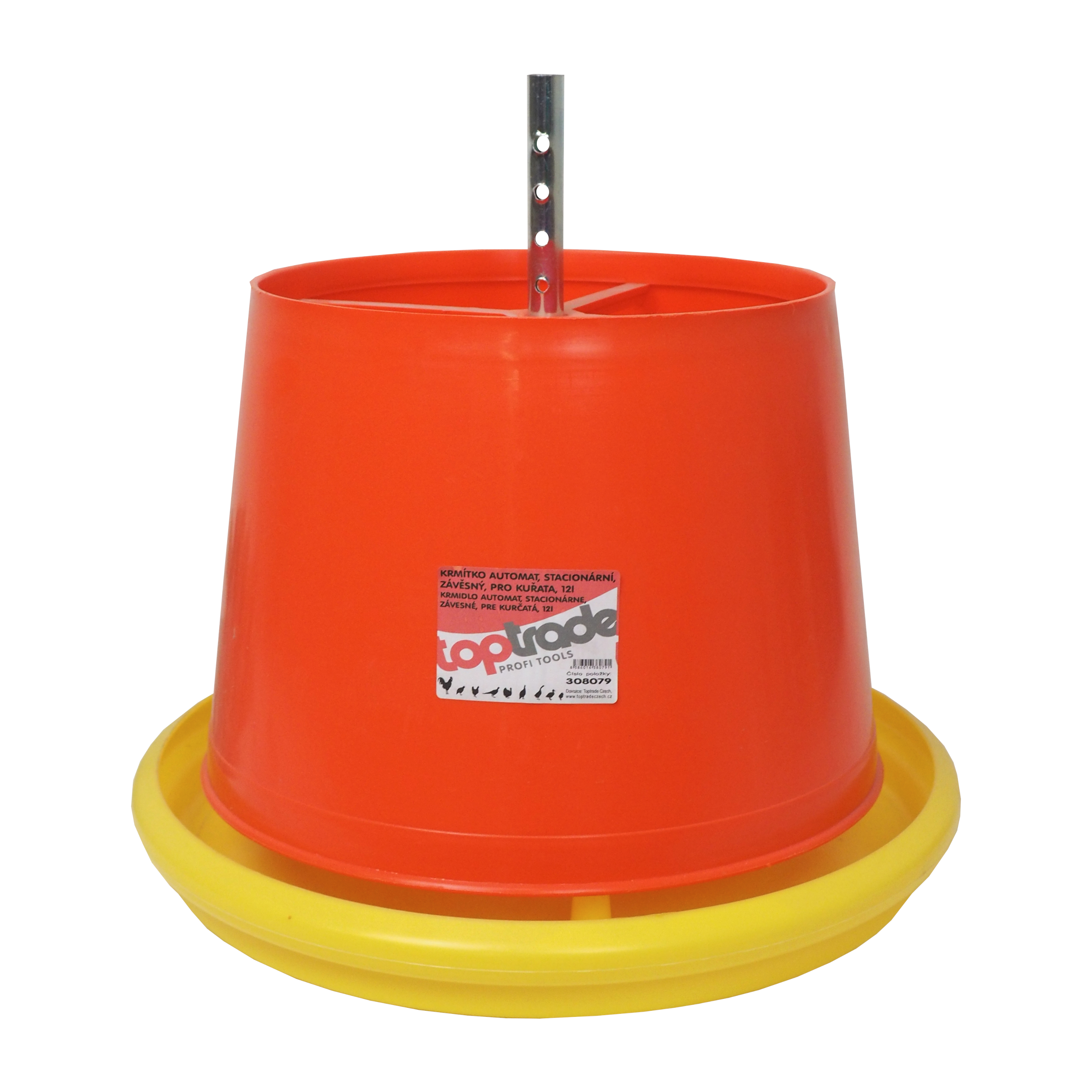 krmítko automat, stacionární, závěsné, pro kuřata, 12 l 0.82 Kg TOP Sklad4 308079 8591403380797