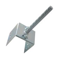 TOPTRADE patka kotevní, stavitelná, do betonu,80 - 150 x 90 mm, pozinkovaná (1)