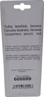 TOPTRADE tužka tesařská, červená, sada 12 ks, 180 mm - BAZAR - (1)
