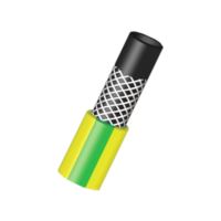TOPTRADE hadice zahradní, žluto - zelená, neprůhledná, 1/2", 10 m (4)