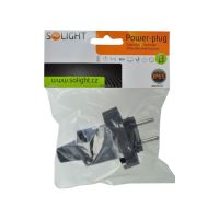 zástrčka gumová do vlhka a prachu, přímá, IP65, černá (1)