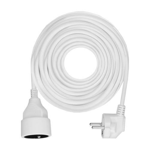 kabel prodlužovací, bílý, 10 m , ~ 250 V / 10 A