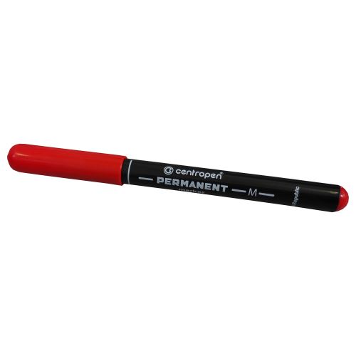 CENTROPEN značkovač permanentní, 2846/1, červený, stopa 1 mm, sada 10 ks